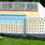 Grade de Concreto Janelas piscina