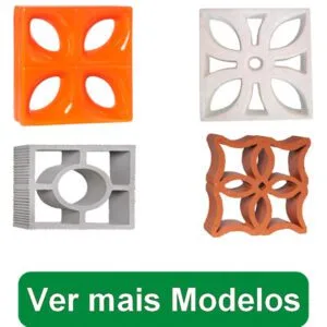 Compre elemento vazado cobogó de vários modelos, materiais, cores e tamanhos.