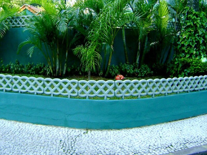 Gradil de Concreto Trança Jardim