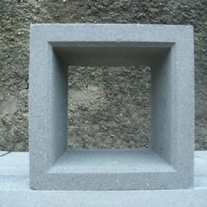 Elemento Vazado de Concreto Modelo 1 Furo 10x10x10cm
