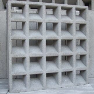 Elemento Vazado modelo 25 furos inclinados medida 49x49x7cm