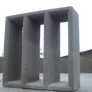 Elemento Vazado de Concreto Modelo 4 Lâminas 19,5×19,5x8cm
