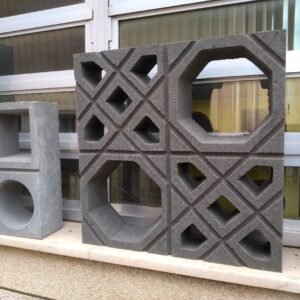 Elemento Vazado de Concreto Modelo Muxarabi 39x39x7cm