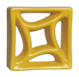 Cobogó Esmaltado modelo Estrela Amarelo Girassol Cobogó Esmaltado modelo Estrela Amarelo Girassol
