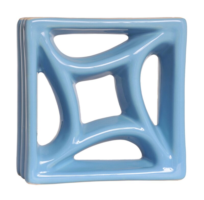 Cobogó Esmaltado modelo Estrela Azul Céu