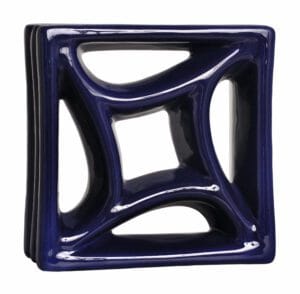 Cobogó Esmaltado modelo Estrela Azul Cobalto Cobogó Esmaltado modelo Estrela Azul Cobalto