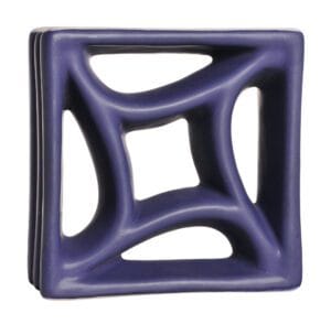 Cobogó Esmaltado modelo Estrela Azul Cobalto Fosco Cobogó Esmaltado modelo Estrela Azul Cobalto Fosco