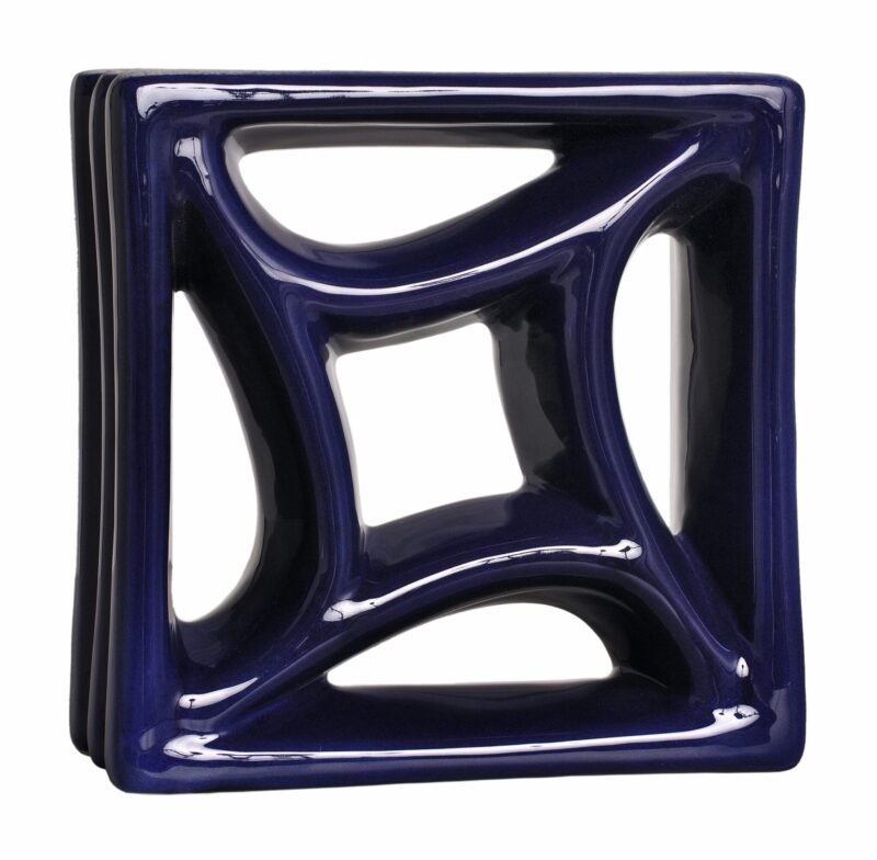 Cobogó Esmaltado modelo Estrela Azul Cobalto Cobogó Esmaltado modelo Estrela Azul Cobalto