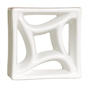 Cobogó Esmaltado modelo Estrela Branco Brilhante Cobogó Esmaltado modelo Estrela Branco Brilhante