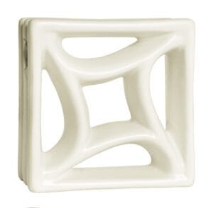 Cobogó Esmaltado modelo Estrela Branco Fosco Cobogó Esmaltado modelo Estrela Branco Fosco