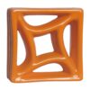 Cobogó Esmaltado modelo Estrela Laranja Cobogó Esmaltado modelo Estrela Laranja