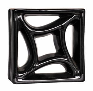 Cobogó Esmaltado modelo Estrela Preto Brilhante Cobogó Esmaltado modelo Estrela Preto Brilhante