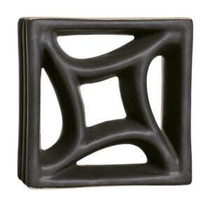 Cobogó Esmaltado modelo Estrela Preto Fosco Cobogó Esmaltado modelo Estrela Preto Fosco