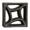 Cobogó Esmaltado modelo Estrela Preto Fosco Cobogó Esmaltado modelo Estrela Preto Fosco