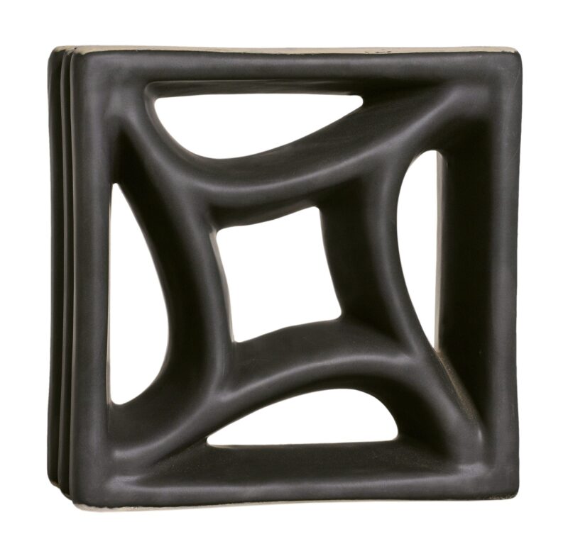 Cobogó Esmaltado modelo Estrela Preto Fosco Cobogó Esmaltado modelo Estrela Preto Fosco