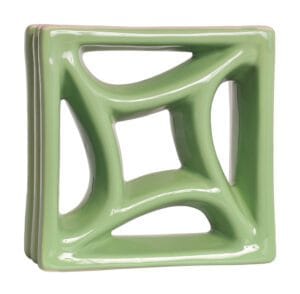 Cobogó Esmaltado modelo Estrela Verde Fortuna Cobogó Esmaltado modelo Estrela Verde Fortuna