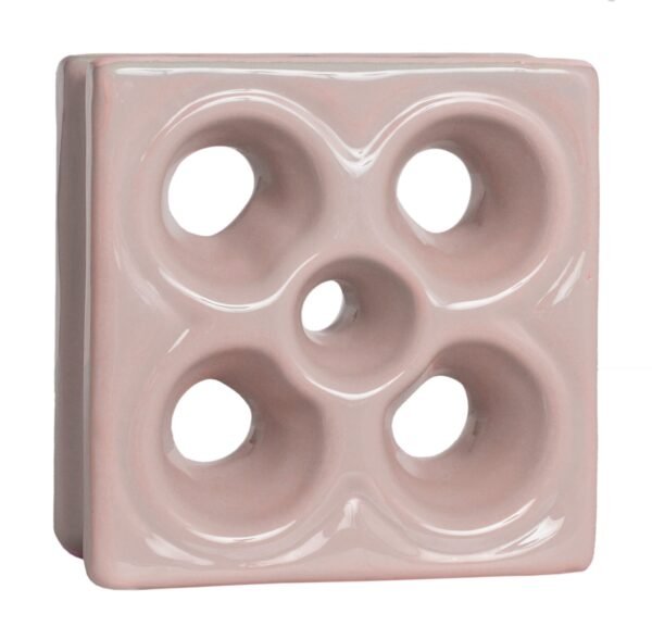 Cobogó Esmaltado modelo Flor Cores Básicas