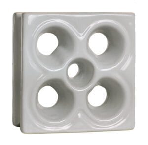 Cobogó Esmaltado modelo Flor Platina