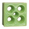 Cobogó Esmaltado modelo Flor Verde Fortuna