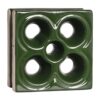 Cobogó Esmaltado modelo Flor Verde Hortelã