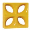Cobogó Esmaltado Modelo Folha Amarelo Girassol Cobogó Esmaltado Modelo Folha Amarelo Girassol