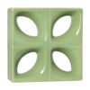 Cobogó Esmaltado Modelo Folha Verde Fortuna Cobogó Esmaltado Modelo Folha Verde Fortuna