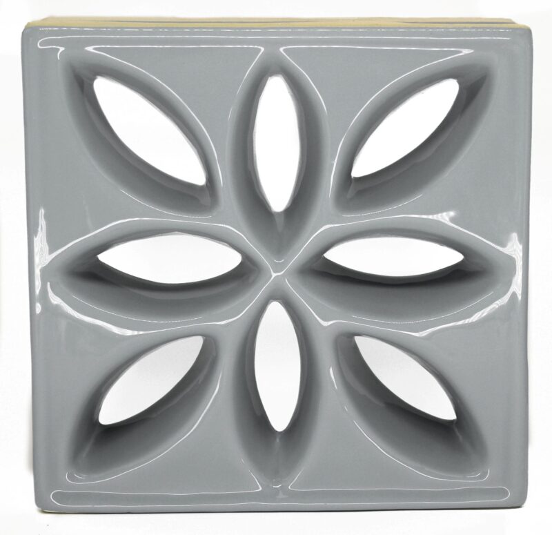 Cobogó Esmaltado modelo Lótus Platina