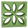 Cobogó Esmaltado modelo Lótus Verde Fortuna