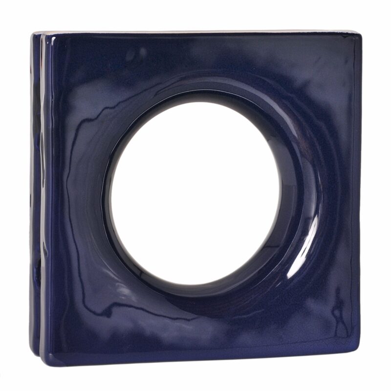 Cobogó Esmaltado modelo Lua Azul Cobalto Cobogó Esmaltado modelo Lua Azul Cobalto