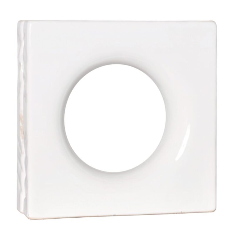 Cobogó Esmaltado modelo Lua Branco Brilhante Cobogó Esmaltado modelo Lua Branco Brilhante