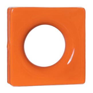 Cobogó Esmaltado modelo Lua Laranja