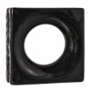 Cobogó Esmaltado modelo Lua Preto Brilhante Cobogó Esmaltado modelo Lua Preto Brilhante