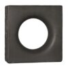 Cobogó Esmaltado modelo Lua Preto Fosco Cobogó Esmaltado modelo Lua Preto Fosco