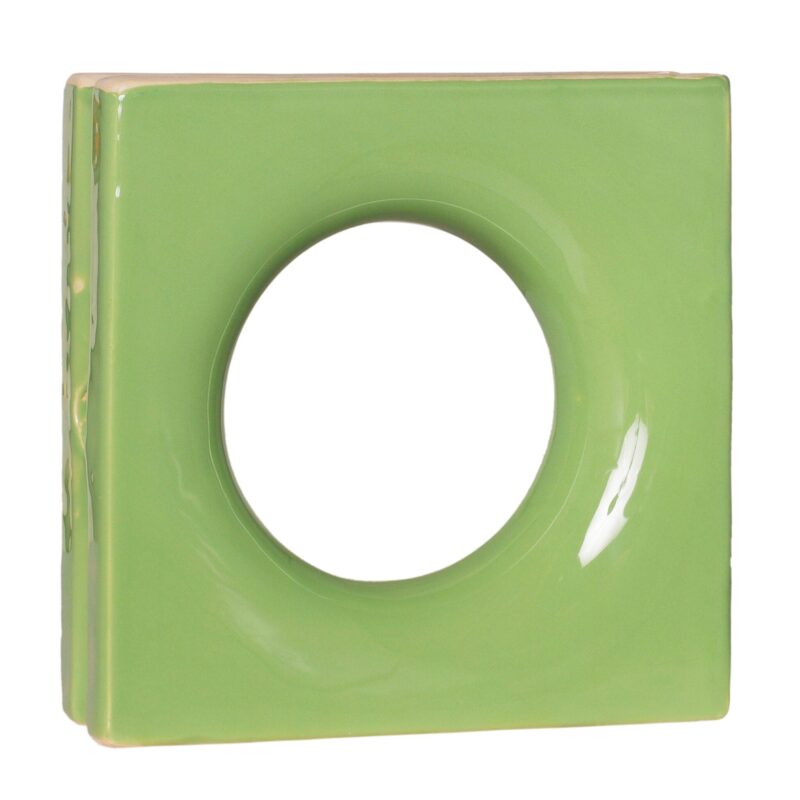 Cobogó Esmaltado modelo Lua Verde Fortuna Cobogó Esmaltado modelo Lua Verde Fortuna