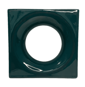 Cobogó Esmaltado modelo Lua Verde Petróleo Cobogó Esmaltado modelo Lua Verde Petróleo