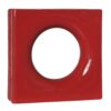 Cobogó Esmaltado modelo Lua Vermelho Cobogó Esmaltado modelo Lua Vermelho