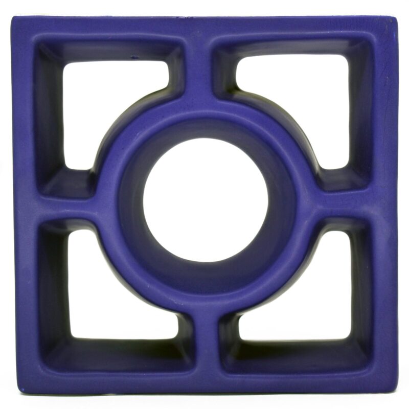 Cobogó Esmaltado modelo Redondo Azul Cobalto Fosco Cobogó Esmaltado modelo Redondo Azul Cobalto Fosco