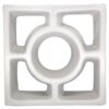 Cobogó Esmaltado modelo Redondo Branco Fosco Cobogó Esmaltado modelo Redondo Branco Fosco