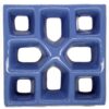 Cobogó Esmaltado modelo Xis Azul Retrô Cobogó Esmaltado modelo Xis Azul Retrô