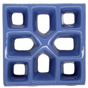 Cobogó Esmaltado modelo Xis Cores Básicas