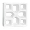 Cobogó Esmaltado modelo Xis Branco Brilhante Cobogó Esmaltado modelo Xis Branco Brilhante