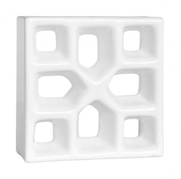 Cobogó Esmaltado modelo Xis Cores Básicas
