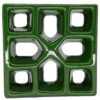 Cobogó Esmaltado modelo Xis Verde Hortelã Cobogó Esmaltado modelo Xis Verde Hortelã
