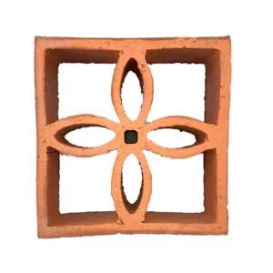 Elemento Vazado em Cerâmica Reto Flor