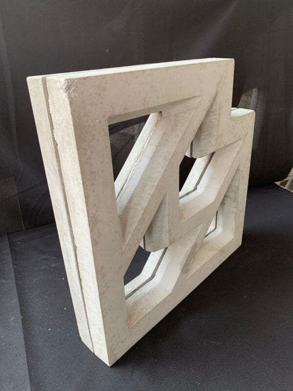 Elemento Vazado Cobogó de Concreto Modelo Arrow Dupla Face Minas Gerais